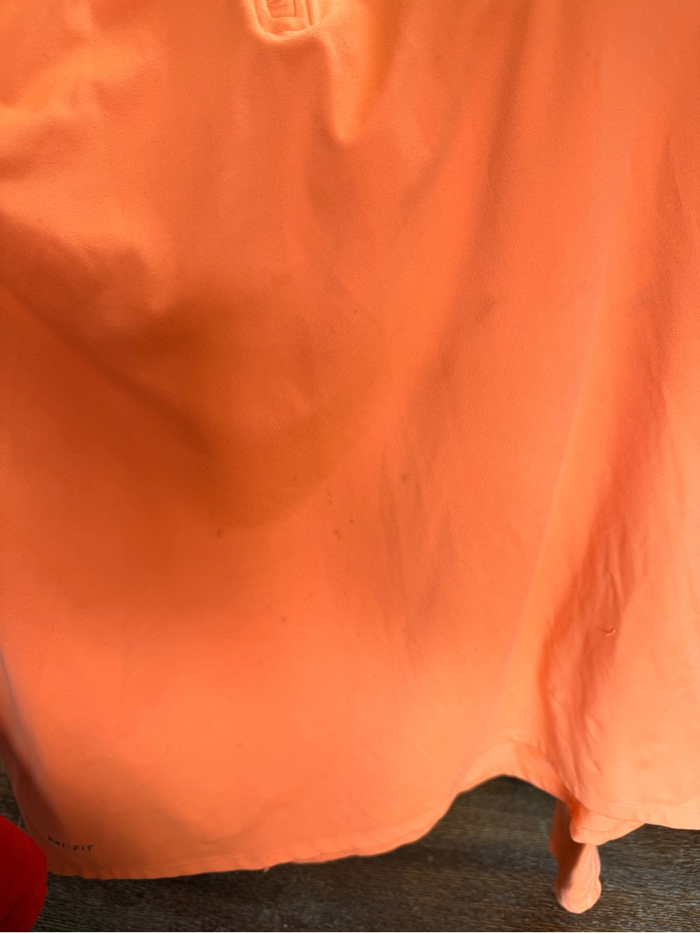 Nike women’s Orange Half-Zip Lightweight Pullover Jacket - Picture 5 of 5